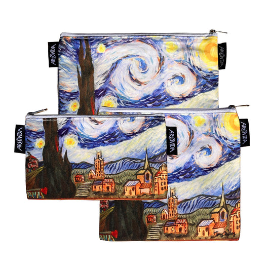 Sandwich Baggie Set - Troy Wiley - Starry Night Asheville (Set of 3)