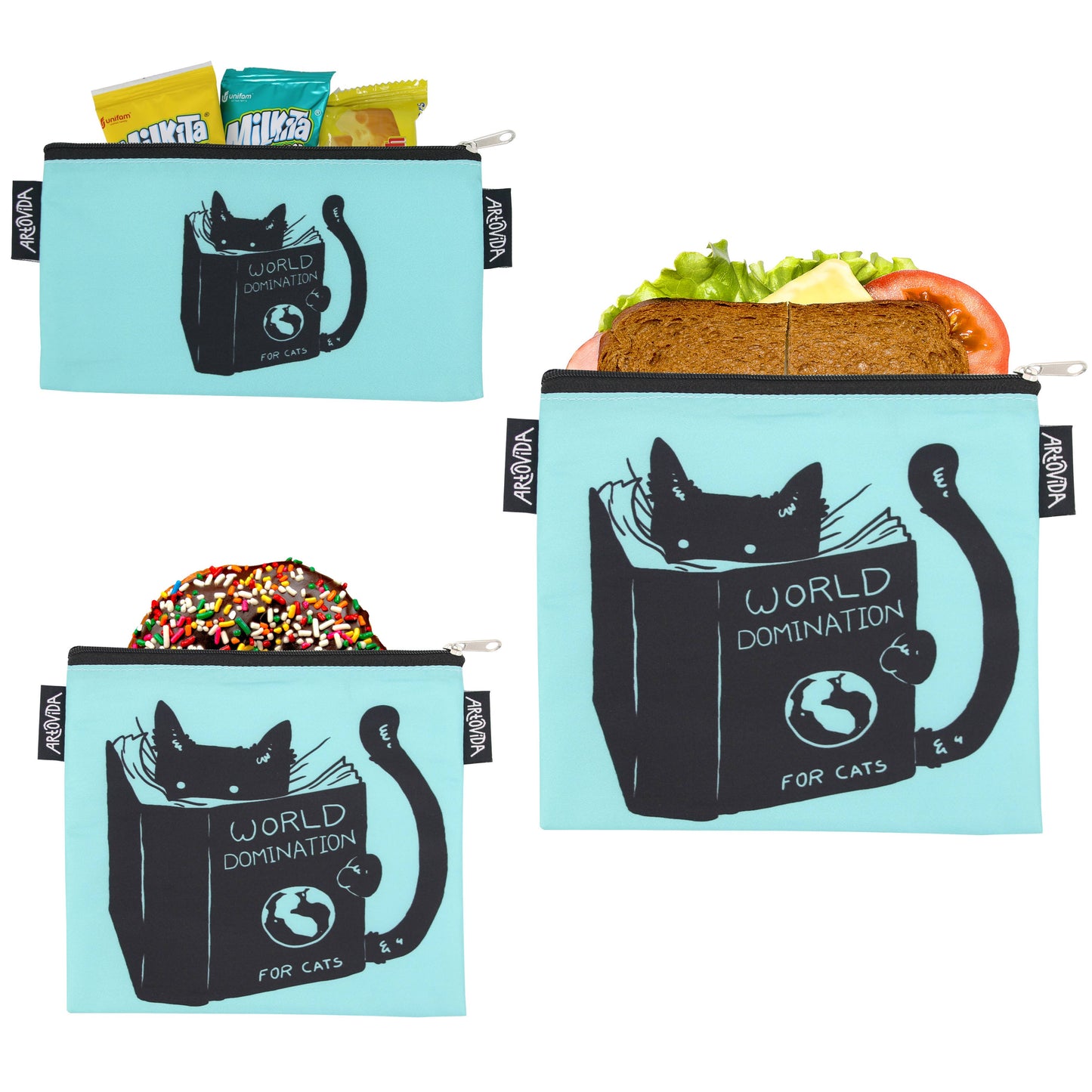 Sandwich Baggie Set - Tobe Fonseca - World Domination (Set of 3)