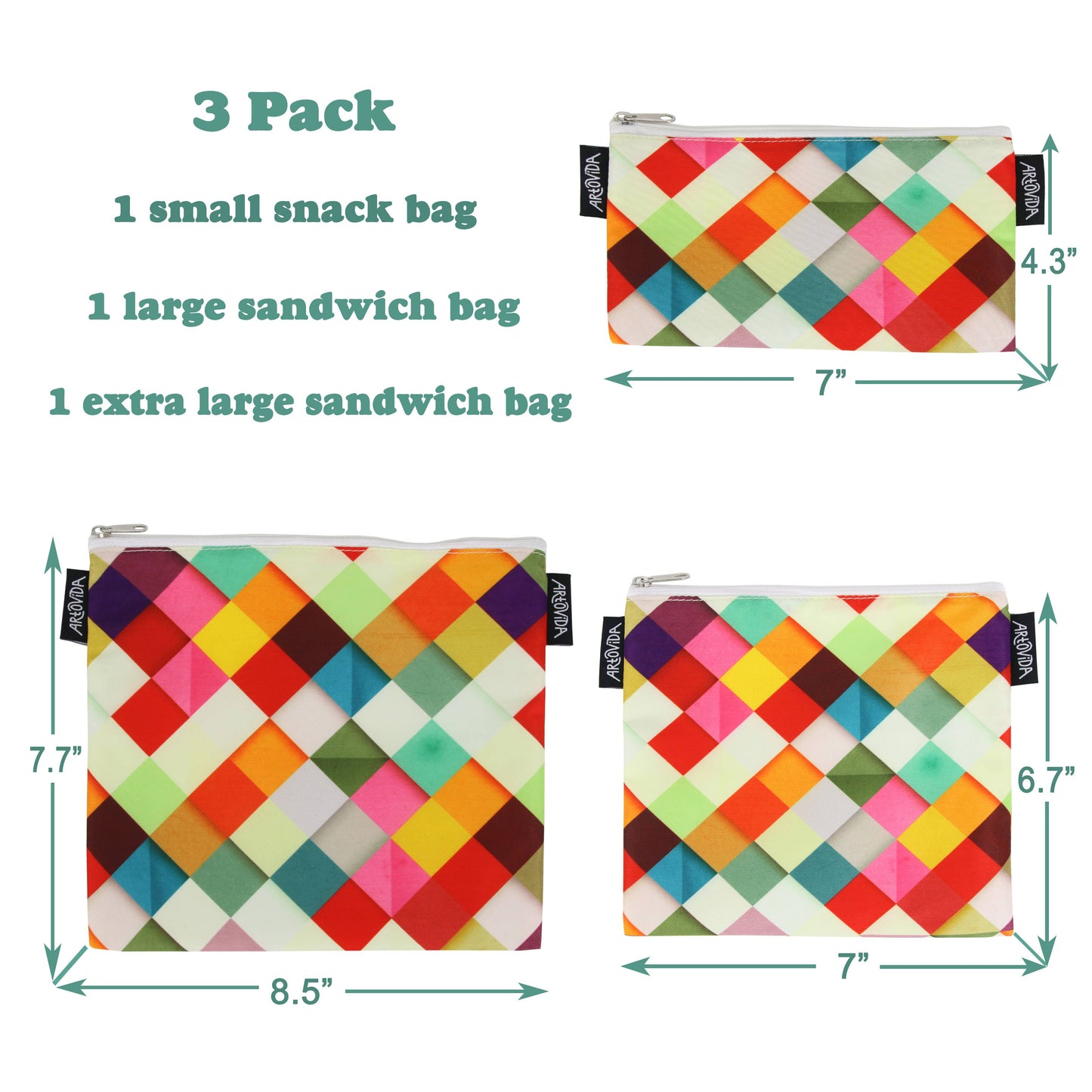 Sandwich Baggie Set - Danny Ivan - Pass This On (Set of 3)