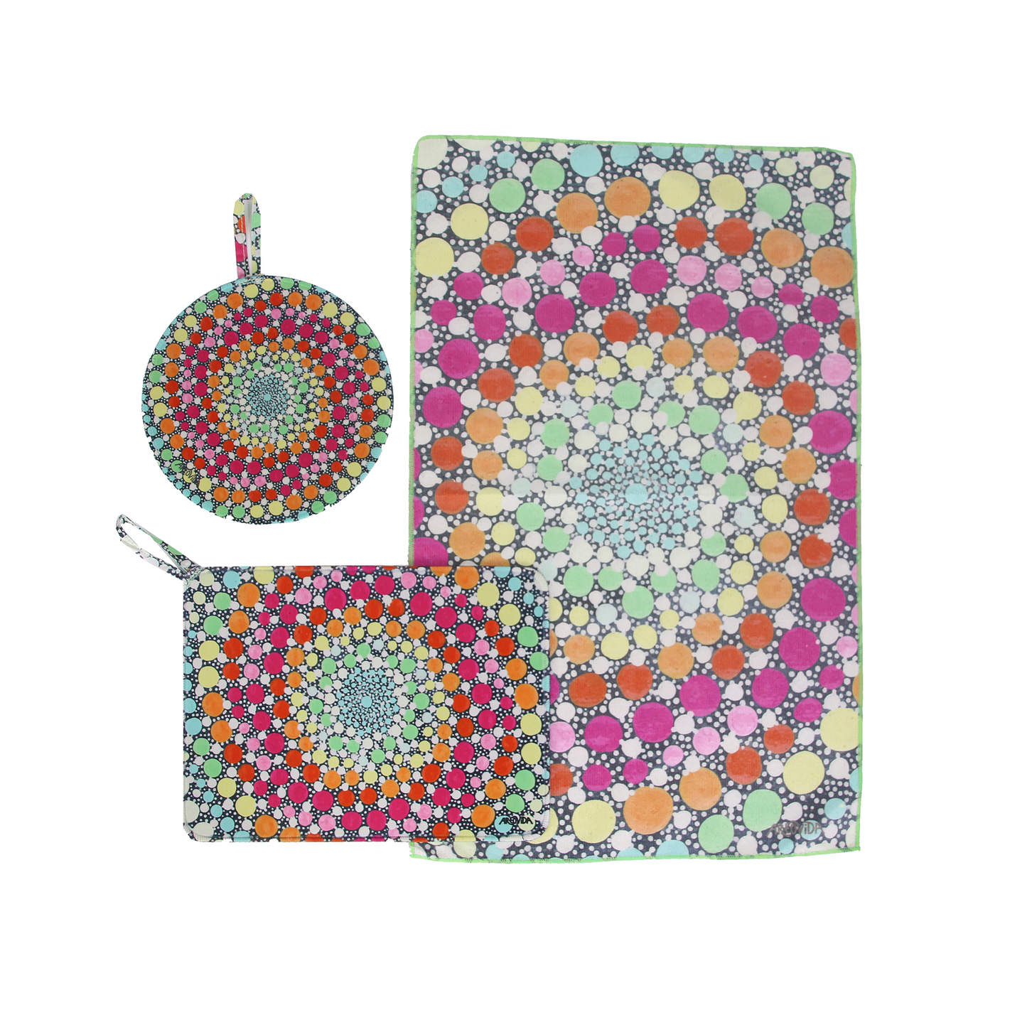 Trivet & Towel Set -  Amy Diener - Lollipop