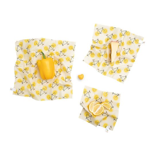 Beeswax Wraps - Florent Bodart - Zest  (Set of 3)