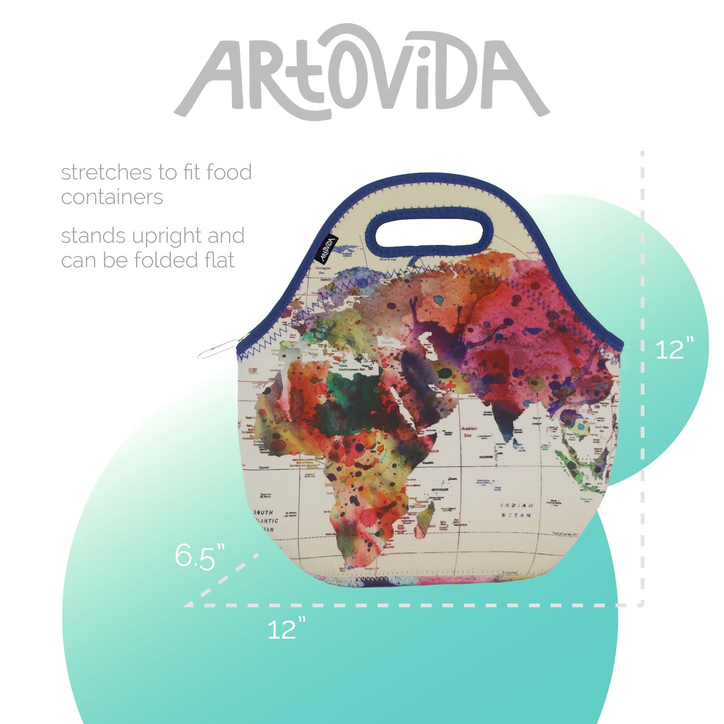 Classic Tote - Mark Ashkenazi - World Map