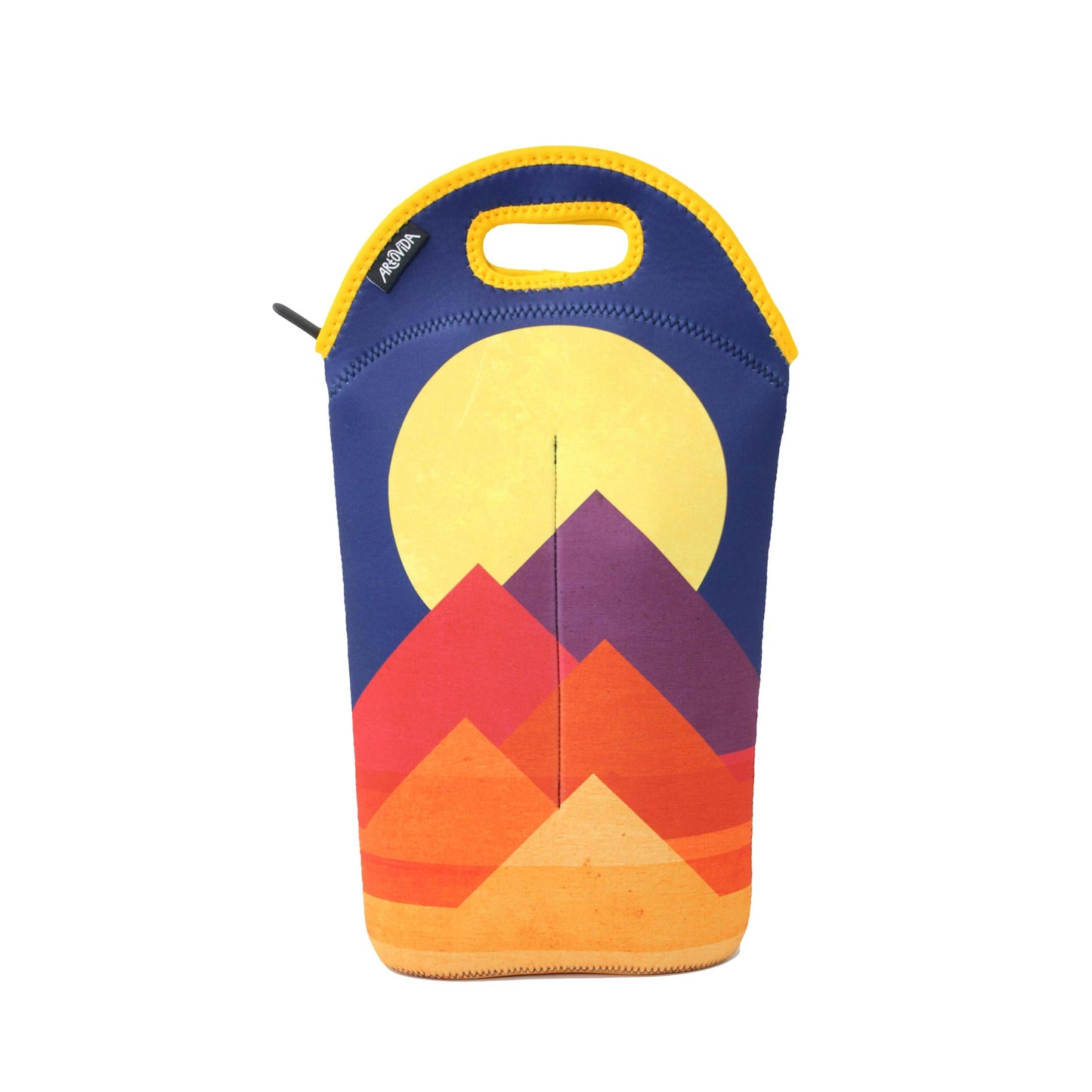 Insulated Beverage Bag - Budi Kwan - Full Moon and Pyramid