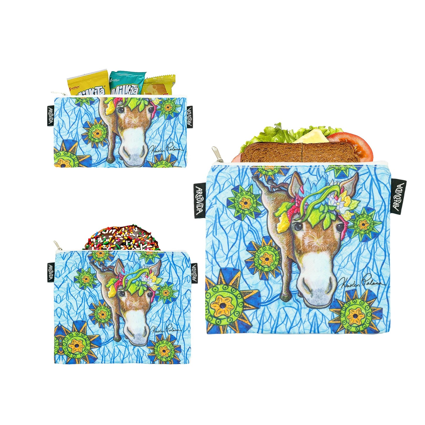 Sandwich Baggie Set - Kristen Palana - Kick Ass Donkey