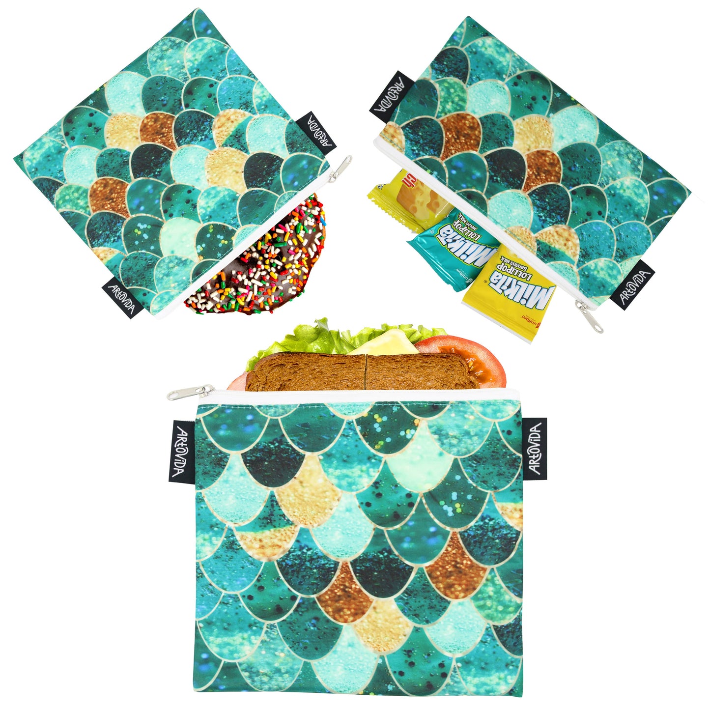 Sandwich Baggie Set - Monika Strigel - Really Mermaid (Set of 3)