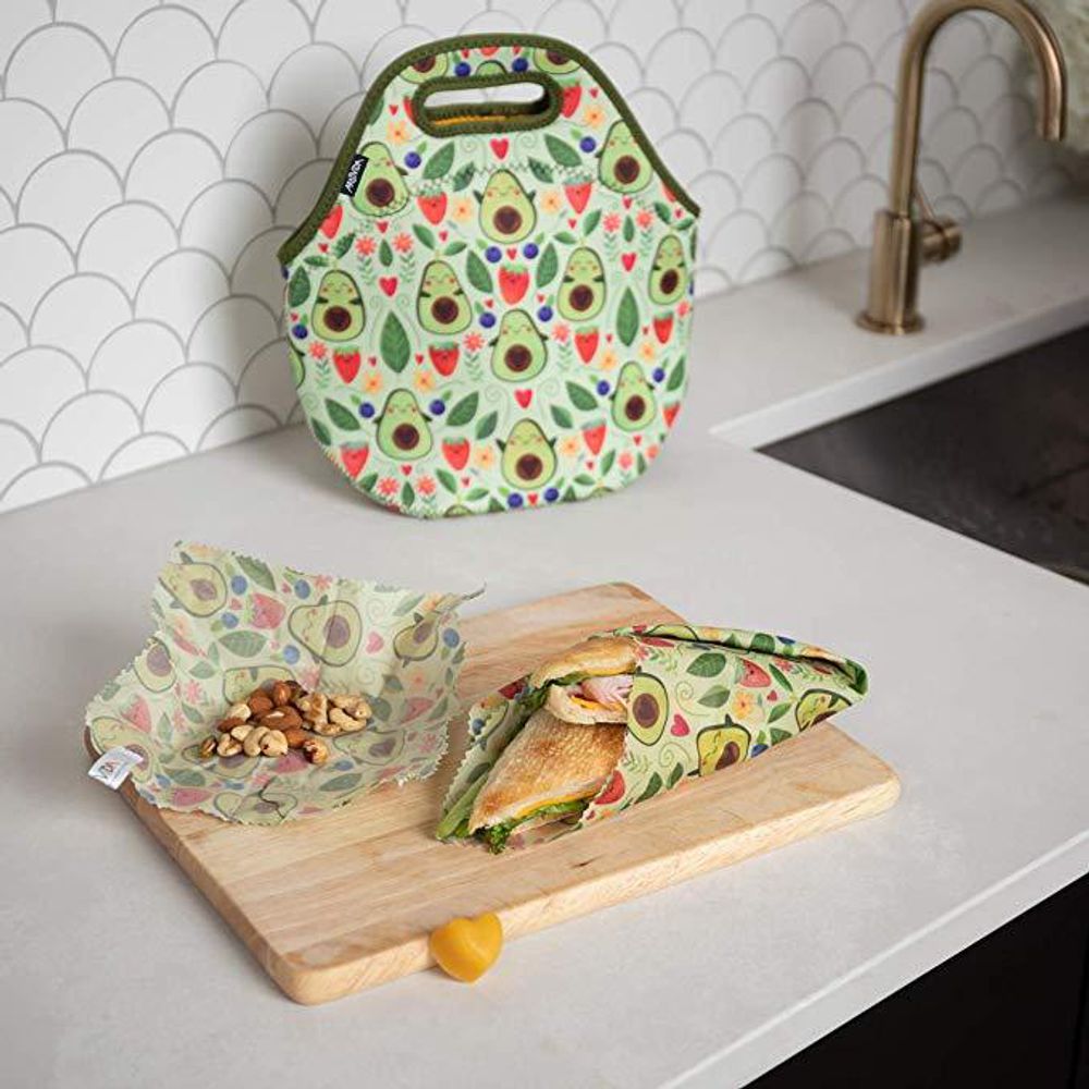 Beeswax Wraps - Elisabeth Fredriksson - Avocado (Set of 3)