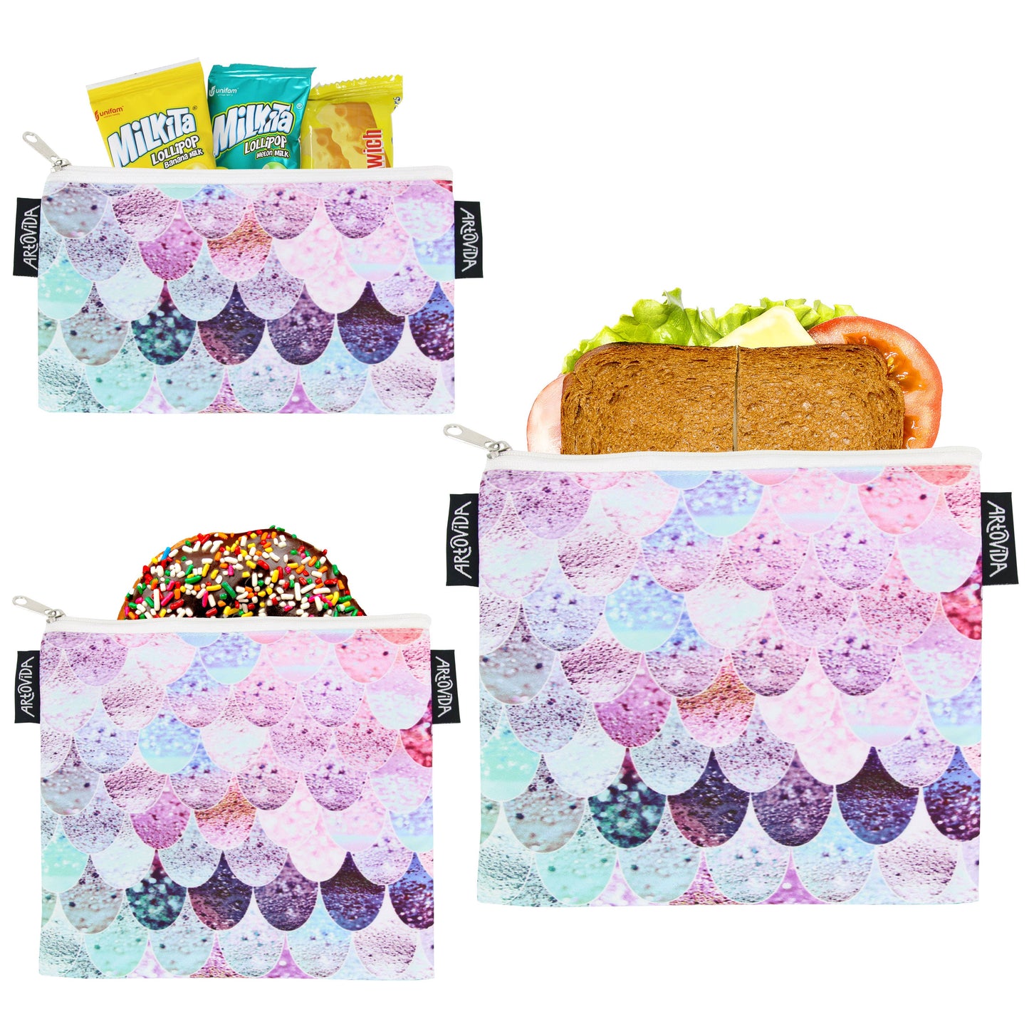 Sandwich Baggie Set - Monika Strigel - Summer Mermaid (Set of 3)