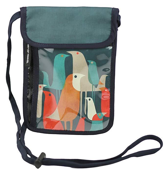 flock of birds travel wallet